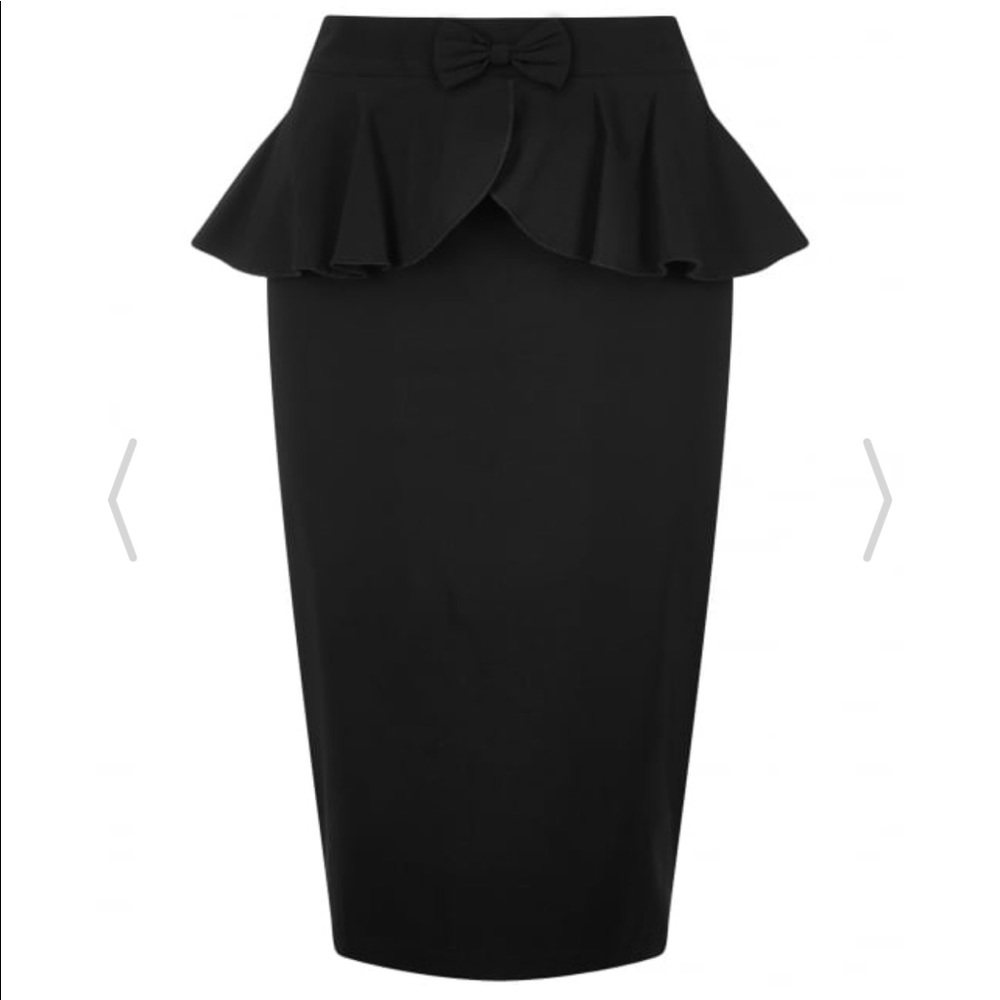 Collectif Peplum pencil skirt